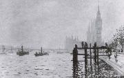 The Thames and Parliament Claude Monet